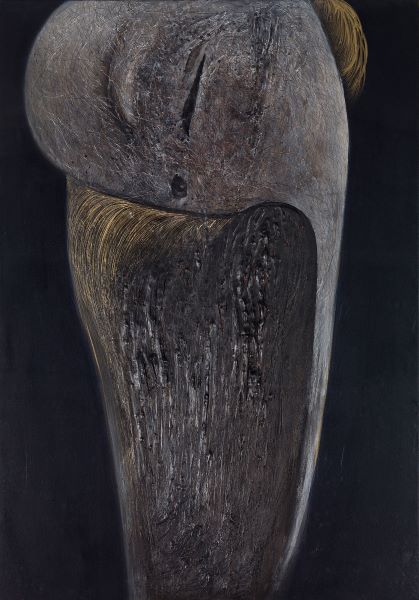 The Wise Man, 2013, Mixed media..Canvas, 194x130cm